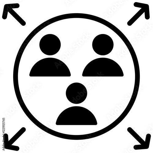 Increased Capacity Solid Black Icon