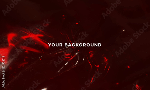 Abstract red light with shimmering effects and unique textures, creating a mysterious and dramatic atmosphere. Perfect for backgrounds, graphic design, or decorative elements