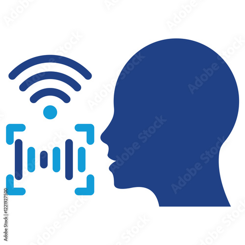 Speech Recognition Dual Tone Icon