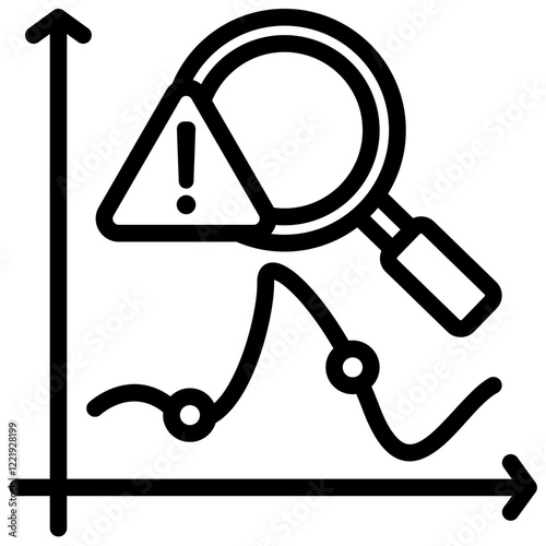 Anomaly Detection Outline Icon