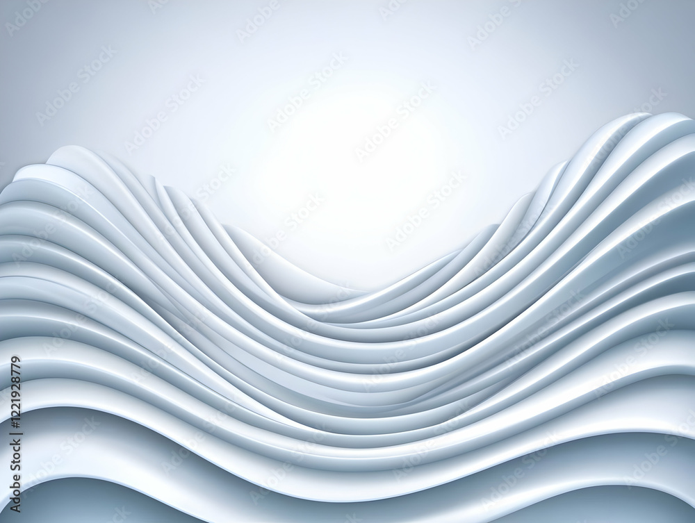 Obraz premium Abstract 3D Wave Background