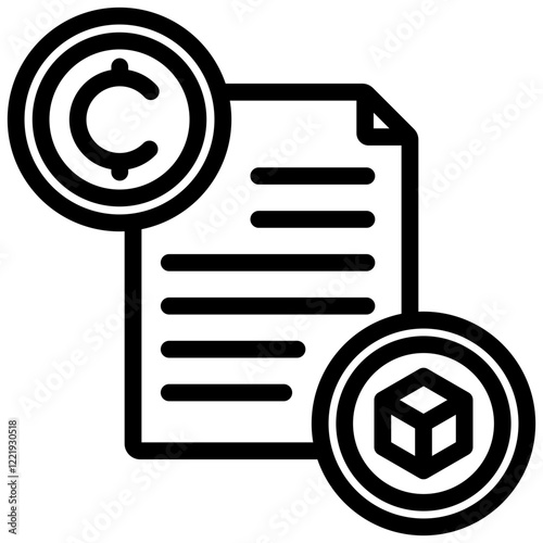 Digital Collectible Outline Icon