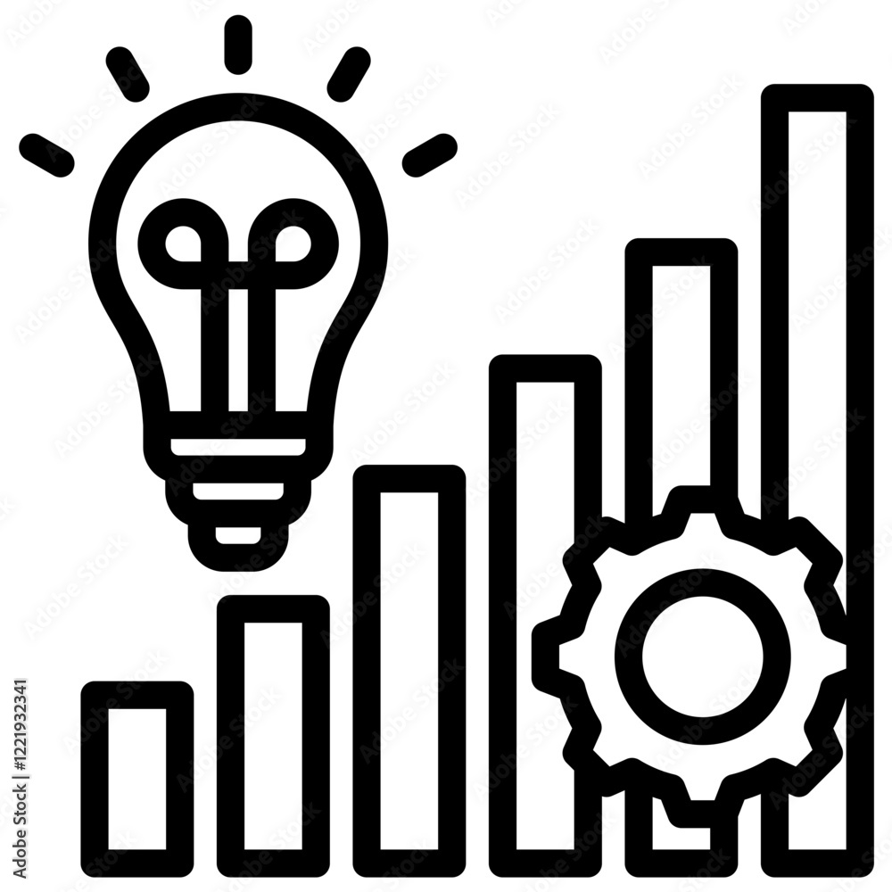 Operational Insight Outline Icon Operational Insight Outline Icon