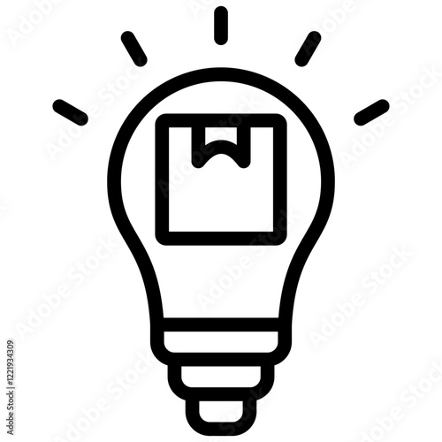 Product Innovation Outline Icon