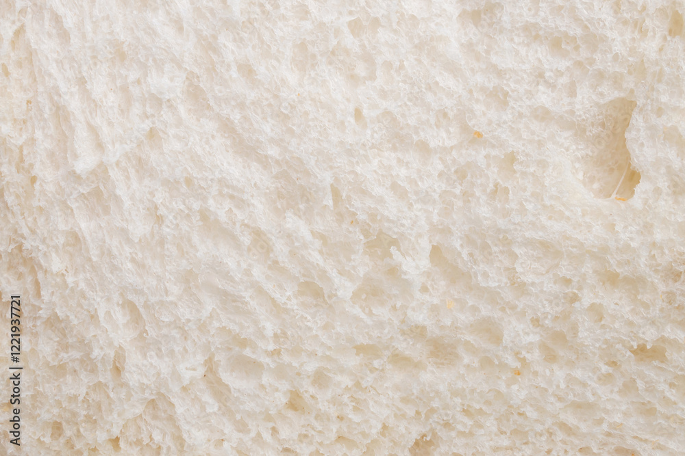Macro bread slice texture pattern background close up Macro bread slice texture pattern background close up