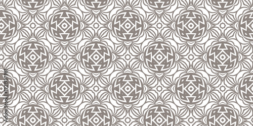 Modern seamless pattern with geometric design. Vector illustration