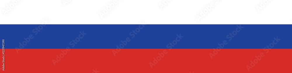 Russia flag long banner digital vector illustration Russia flag long banner digital vector illustration