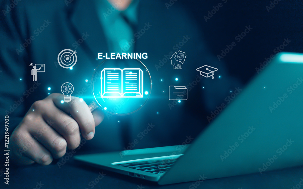 E-learning education concept, internet lessons and online webinar. who attends online lessons on a digital Education learning online with webinar, learn,training, education, course, tutorial,
E-learning education concept, internet lessons and online webinar. who attends online lessons on a digital Education learning online with webinar, learn,training, education, course, tutorial,