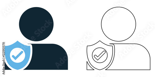 authorization vector icon, security, access approval, and verification. business, tech, and privacy-related themes pictogram symbol ui and ux design, glyphs and stroke line