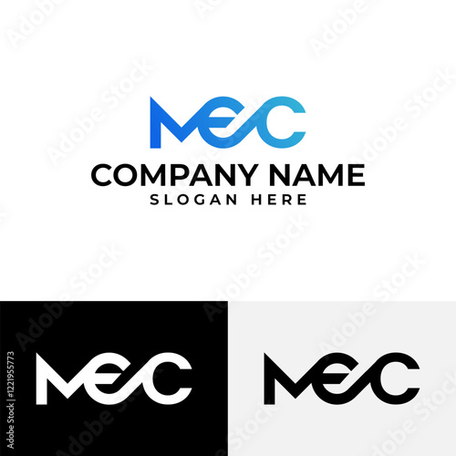 letters "M", "E", and "C" intertwined to form a continuous loop, suggesting growth, evolution, and endless possibilities. The design conveys a sense of connection, collaboration, and a forward-moving