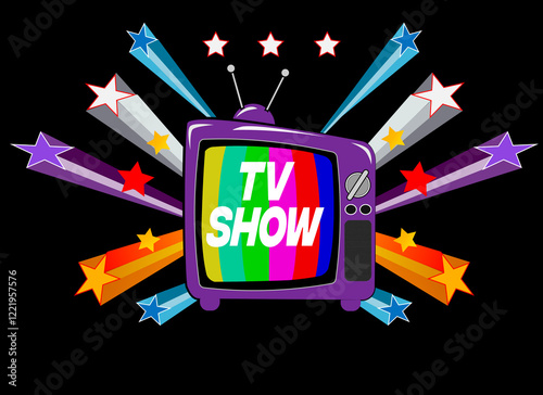 TV Show  on TV Purple