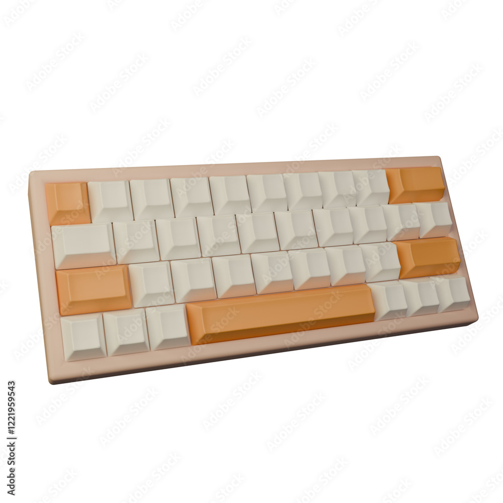 Mini keyboArd 3D object