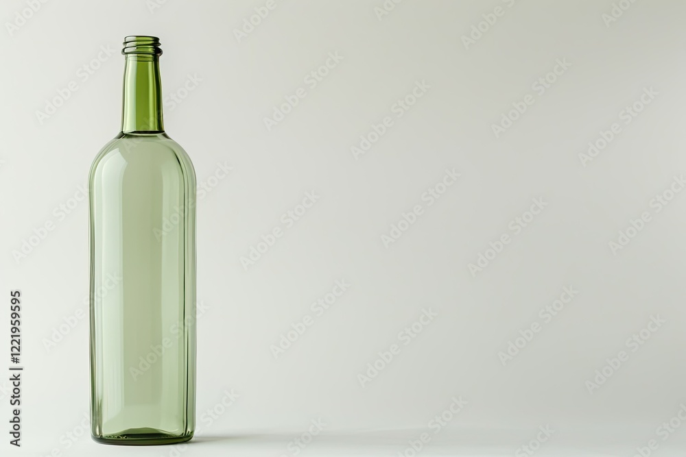High Quality Visual of Bottle Isolated on White Background High Quality Visual of Bottle Isolated on White Background