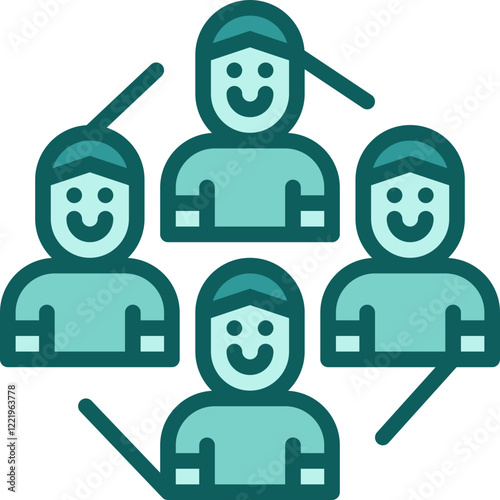 network two tone icon
