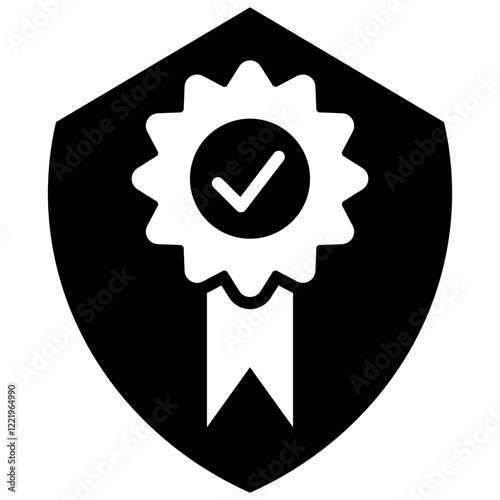 Warranty Glyph Icon