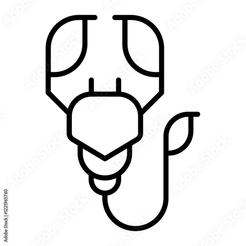Scorpion outline icon