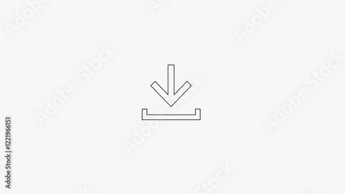 download bar with download icon 