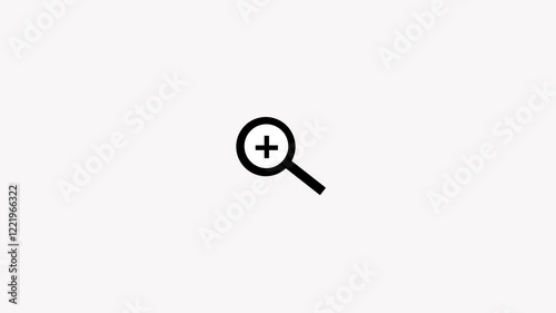 zoom in icon animation