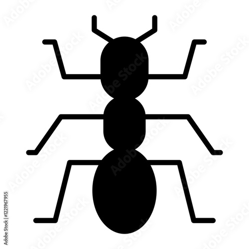 Ant black icon