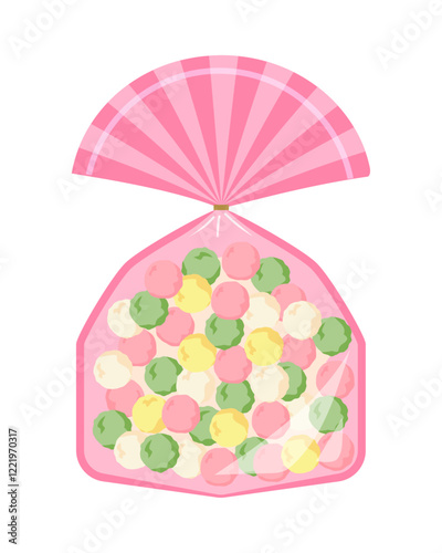 ひなあられのイラスト