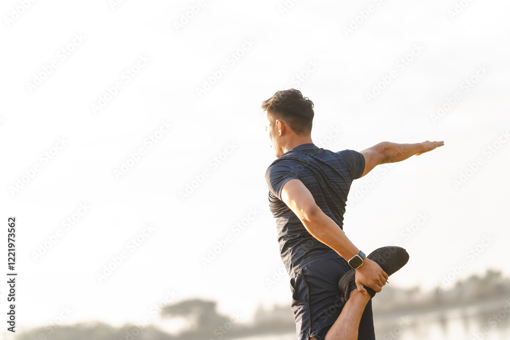 A male athlete enjoys a morning run in the park, smiling and exercising outdoors. Embracing fitness and happiness, he maintains a healthy lifestyle, feeling energized and positive in nature. A male athlete enjoys a morning run in the park, smiling and exercising outdoors. Embracing fitness and happiness, he maintains a healthy lifestyle, feeling energized and positive in nature.