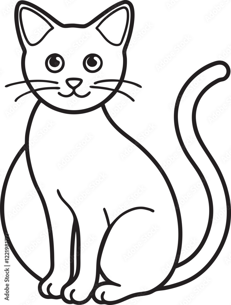 Cat Outline Icon