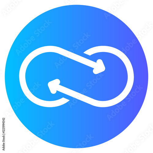 infinity gradient icon