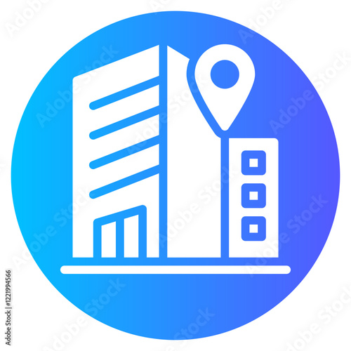 location gradient icon