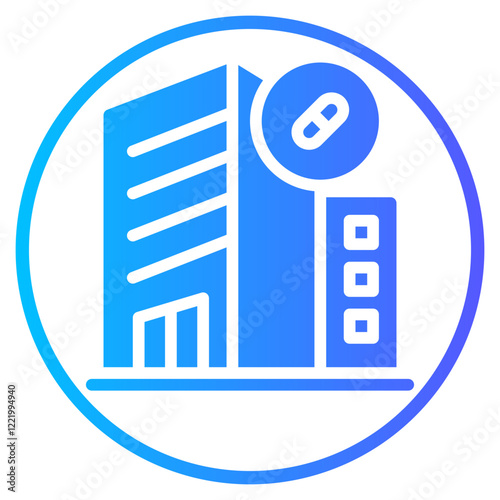 pharmacy gradient icon