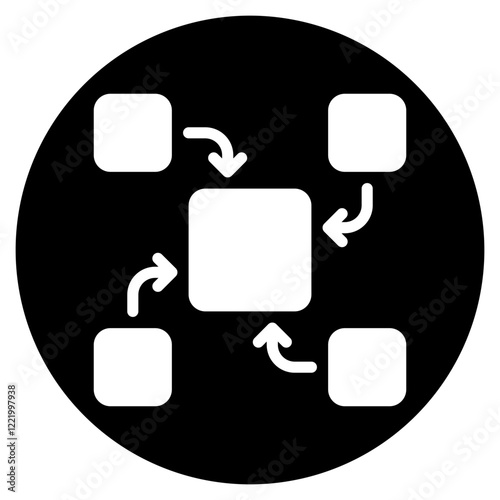 data glyph icon