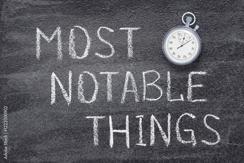 most notable things watch