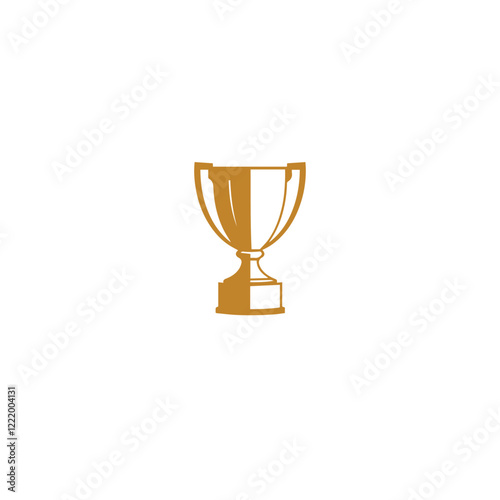 Silhouette of a trophy, perfect for highlighting special achievements or awards