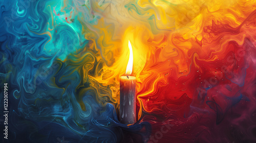 Same colors ignite spiritual flame