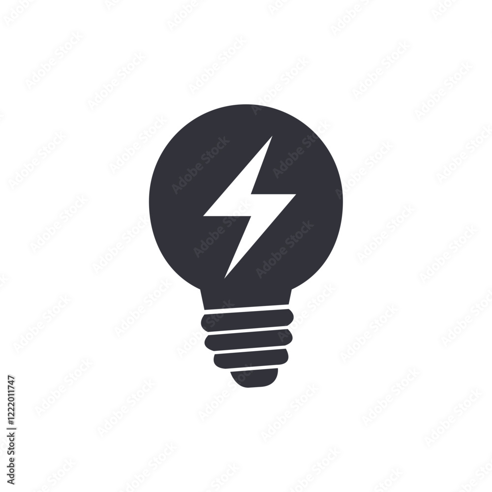 Lightbulb solid icons, minimalist vector illustration ,simple transparent graphic element .Isolated on white background Lightbulb solid icons, minimalist vector illustration ,simple transparent graphic element .Isolated on white background