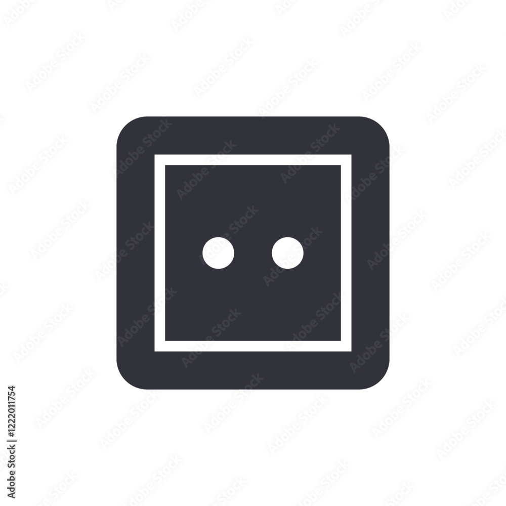 Electric socket solid icons, minimalist vector illustration ,simple transparent graphic element .Isolated on white background Electric socket solid icons, minimalist vector illustration ,simple transparent graphic element .Isolated on white background