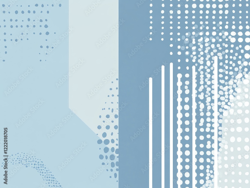 Obraz premium Abstract blue geometric pattern background.