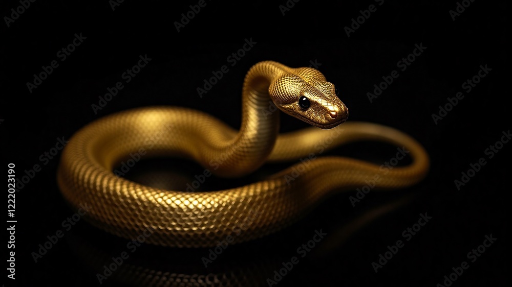 Fototapeta premium Golden Serpent