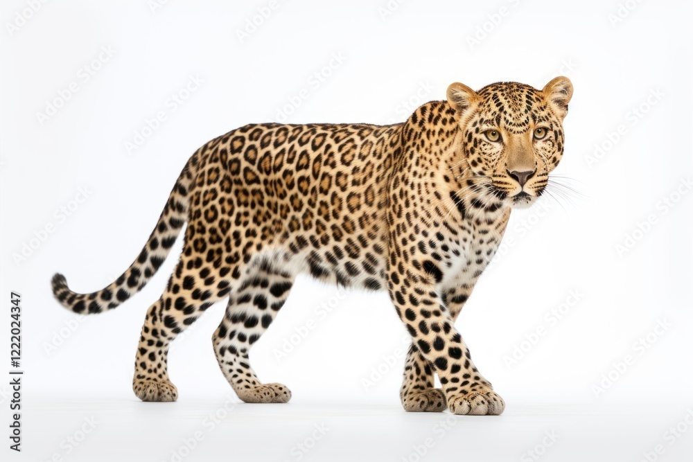 Leopard wildlife standing animal. Leopard wildlife standing animal.