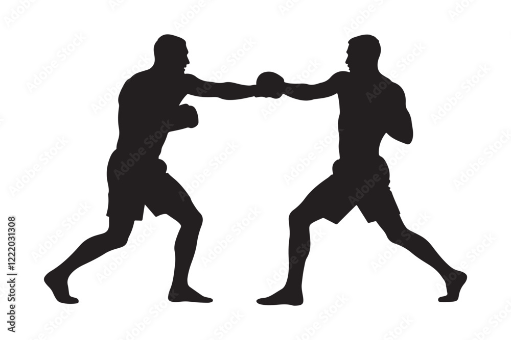 Boxing Silhouette Bundle Boxing Silhouette Bundle
