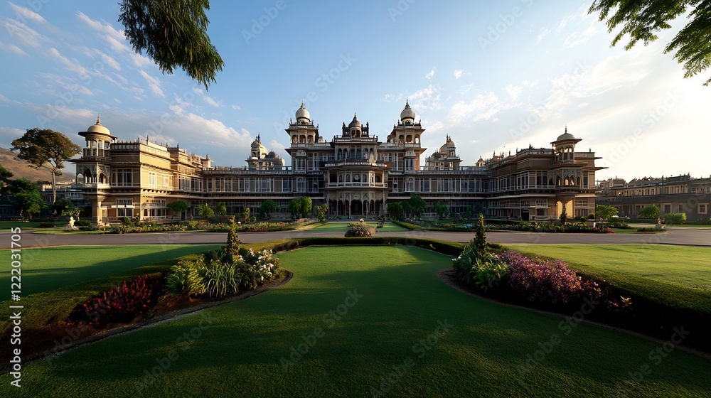 Obraz premium Majestic Umaid Bhawan Palace: A Rajasthan Landmark