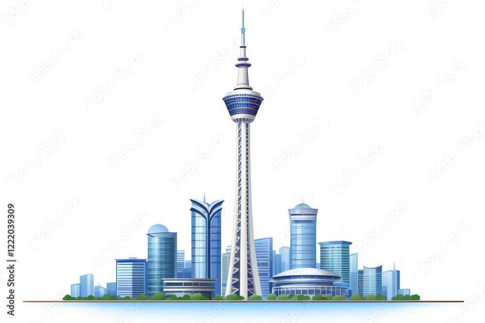 Obraz premium Tower architecture landmark building.