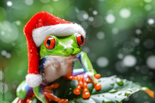 christmas frog