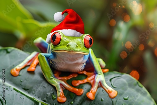 red eyed tree frog