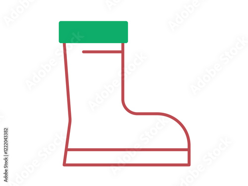 Boots icon. Farming & Gardening icon. Flat vector icons.