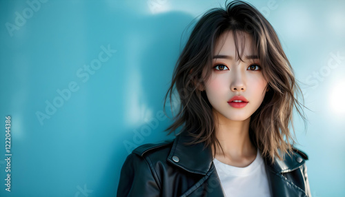 ファンタジーストーリー（ウルトラブルーの色彩を纏った女性）