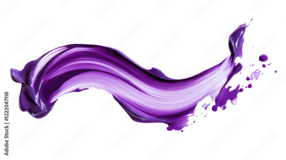 Purple paint splash on transparent background Purple paint splash on transparent background