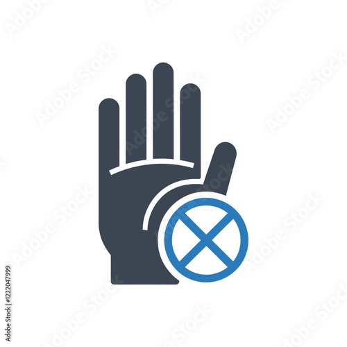 Stop Hand Icon
