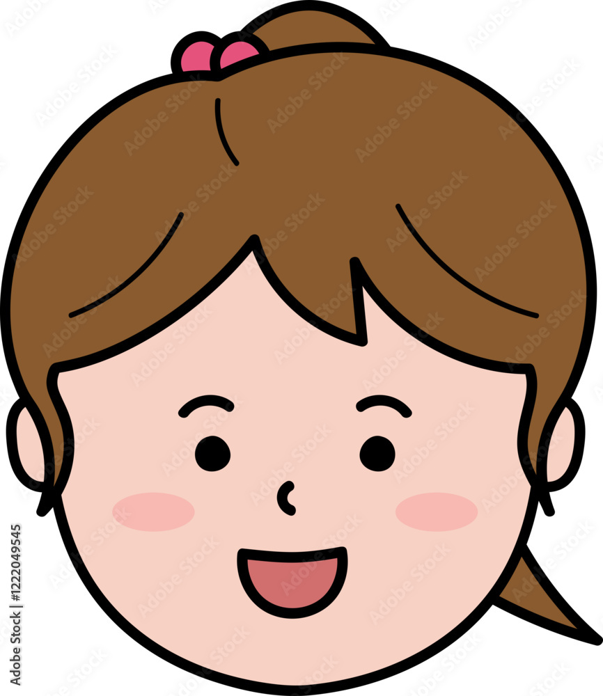 Obraz premium 아이 얼굴