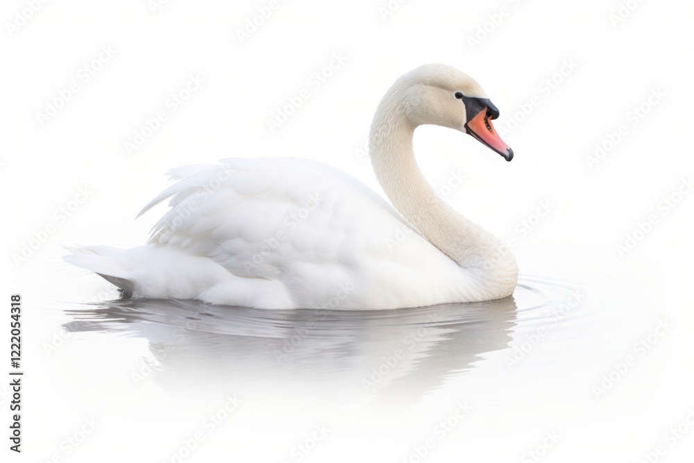 Fototapeta premium Swan animal white bird.