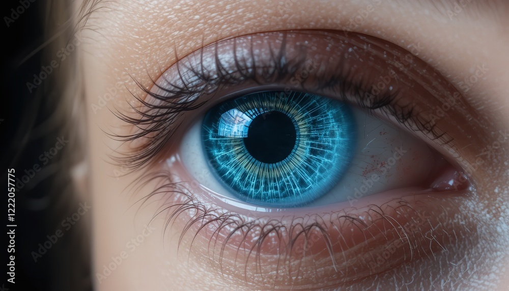 Closeup Blue Eye Digital Art Futuristic Technology Abstract Vision Iris Detailed Macro Photography Glowing Eye High Resolution Image Modern Design Closeup Blue Eye Digital Art Futuristic Technology Abstract Vision Iris Detailed Macro Photography Glowing Eye High Resolution Image Modern Design